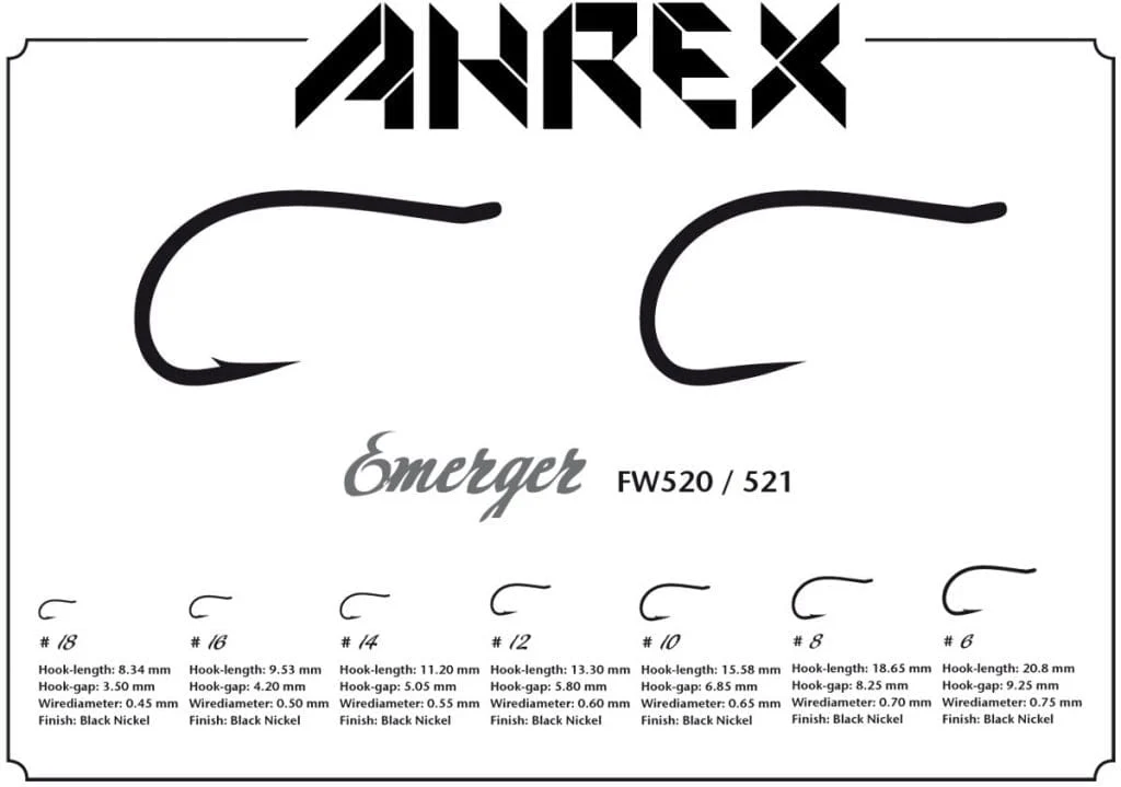 Ahrex FW520 Emerger Hooks - Image 6