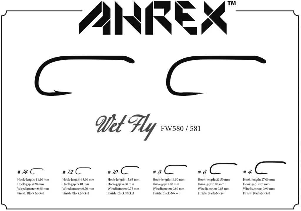 Ahrex FW580 Wet Fly Hooks - Image 5