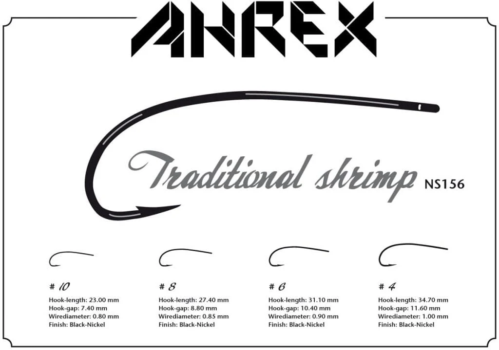 Ahrex NS156 Traditional Shrimp Hooks - Image 6