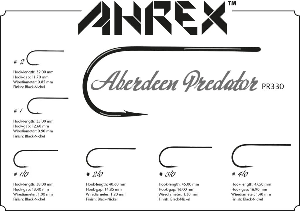 Ahrex PR330 Aberdeen Predator Hooks - Image 6