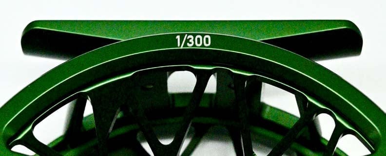 Bauer RVR Limited Edition Green/Silver Fly Reel - Image 6