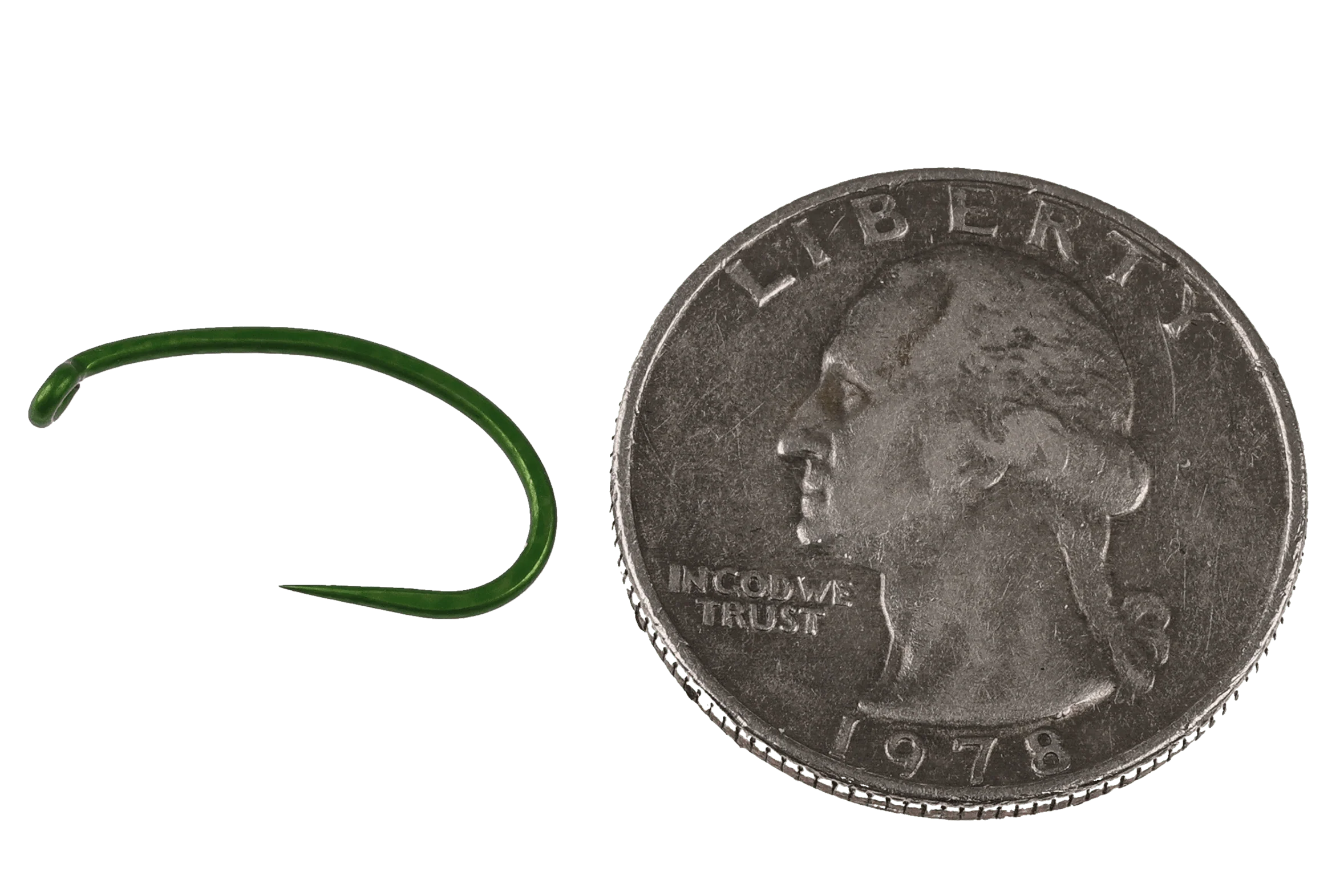 Daiichi 1924 Matte Green Hooks - Image 3