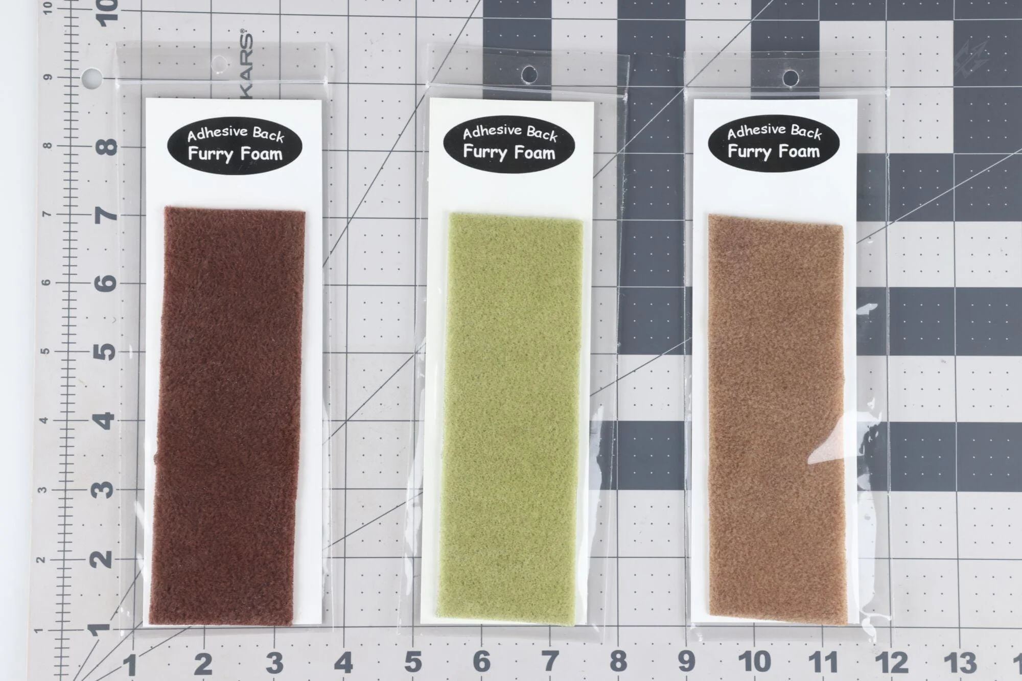 D's Flyes Adhesive Backed Thin Furry Foam - Image 3