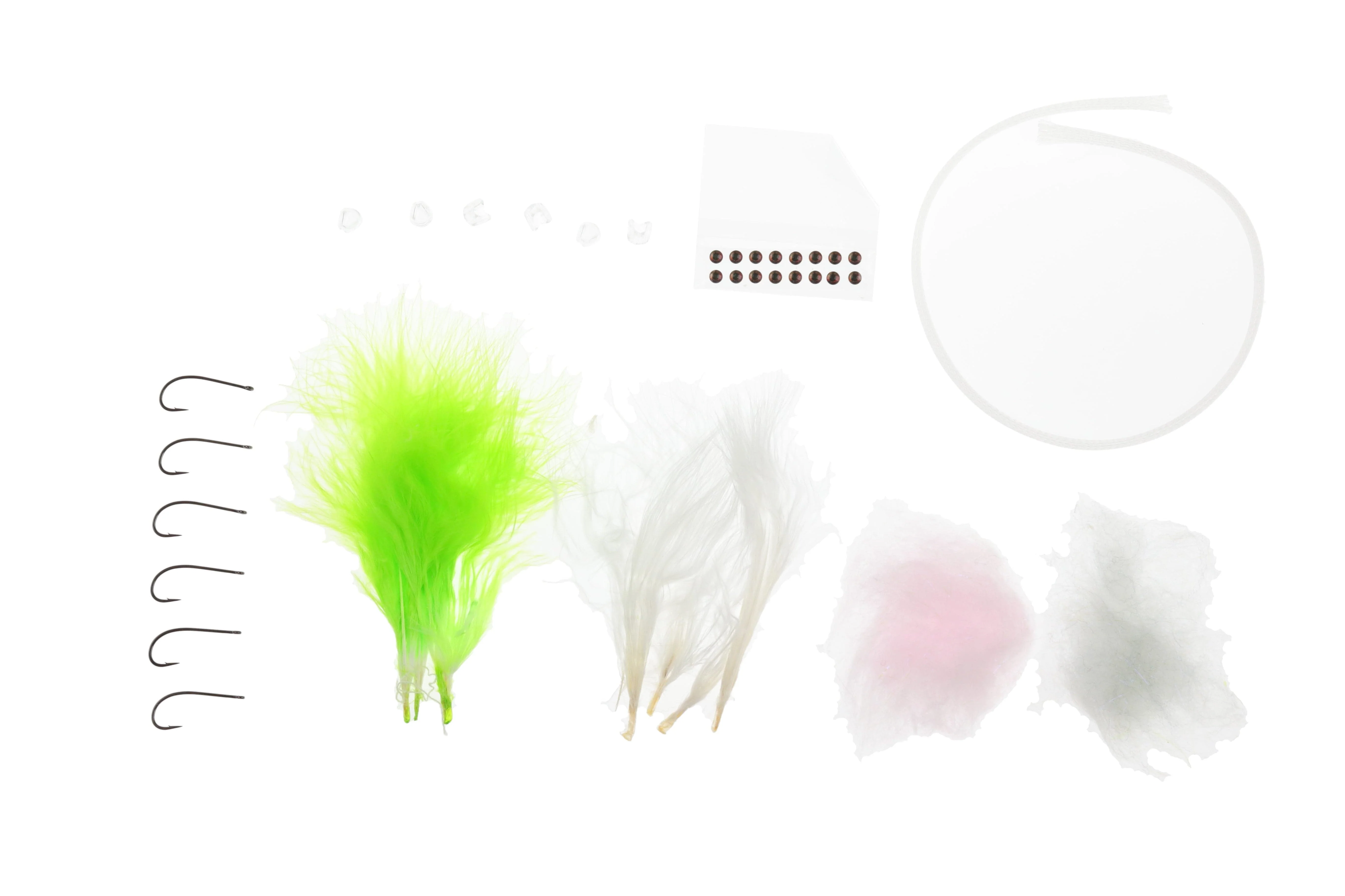 Fish-Skull Glass Minnow Guide Fly Tying Kit - Image 3