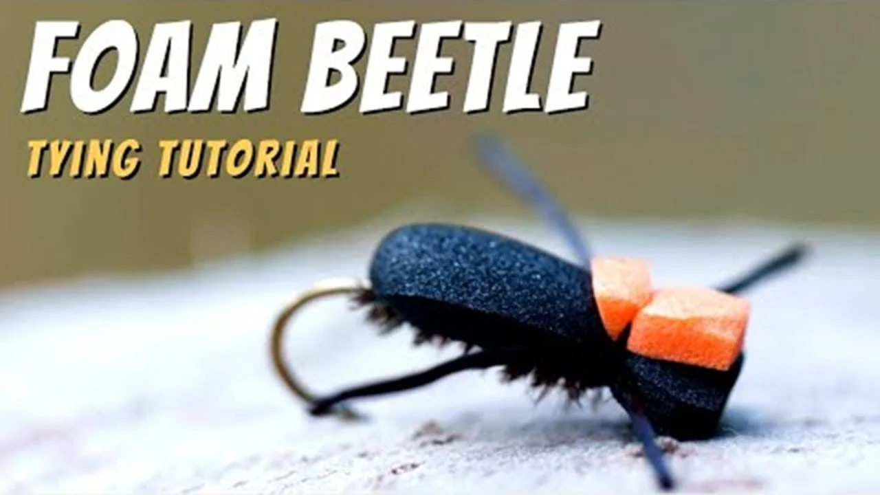 Foam Beetle Fly Tying Video Material Kit