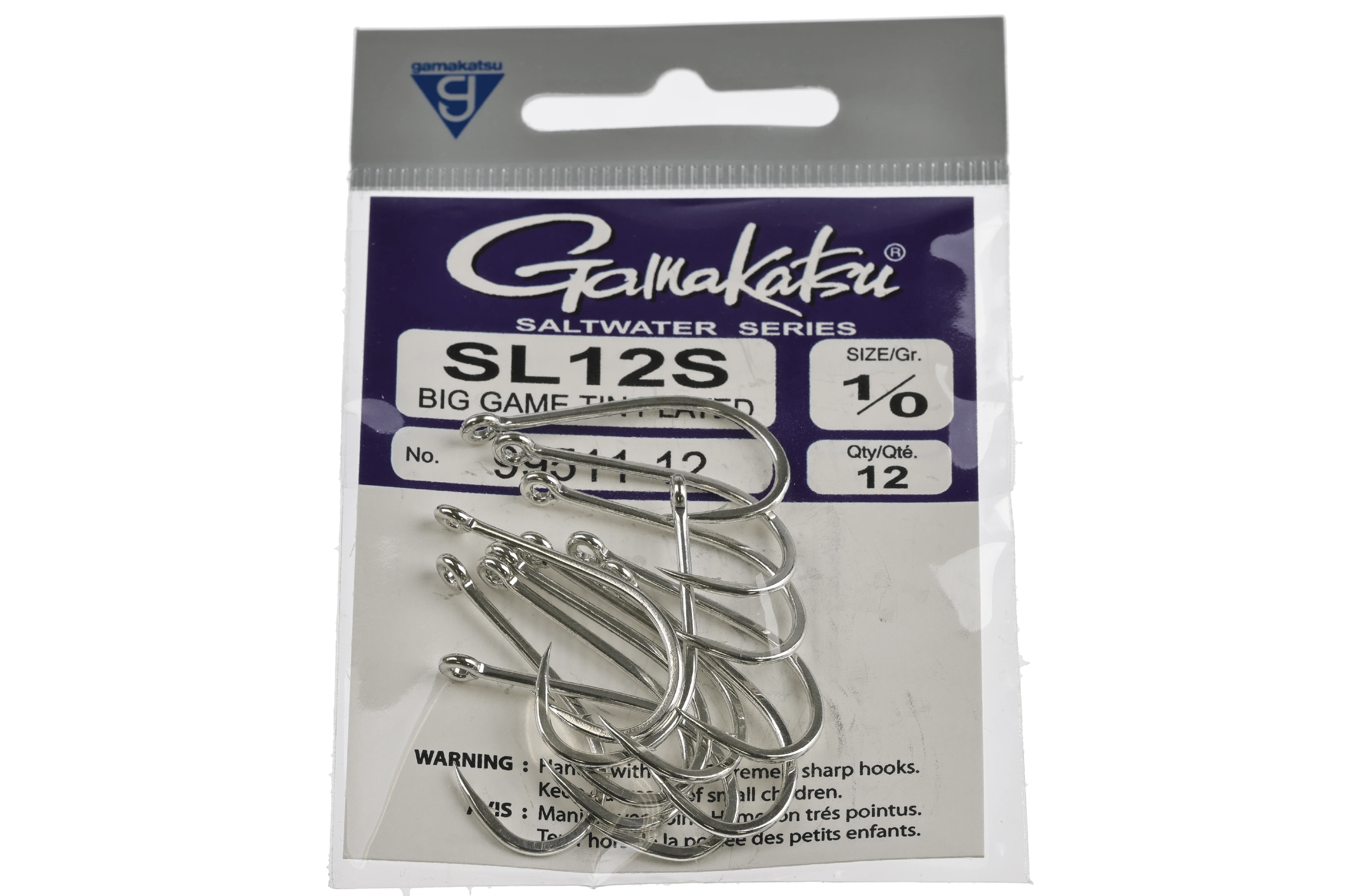 Gamakatsu SL12S Big Game Blue Water Hooks - Image 4