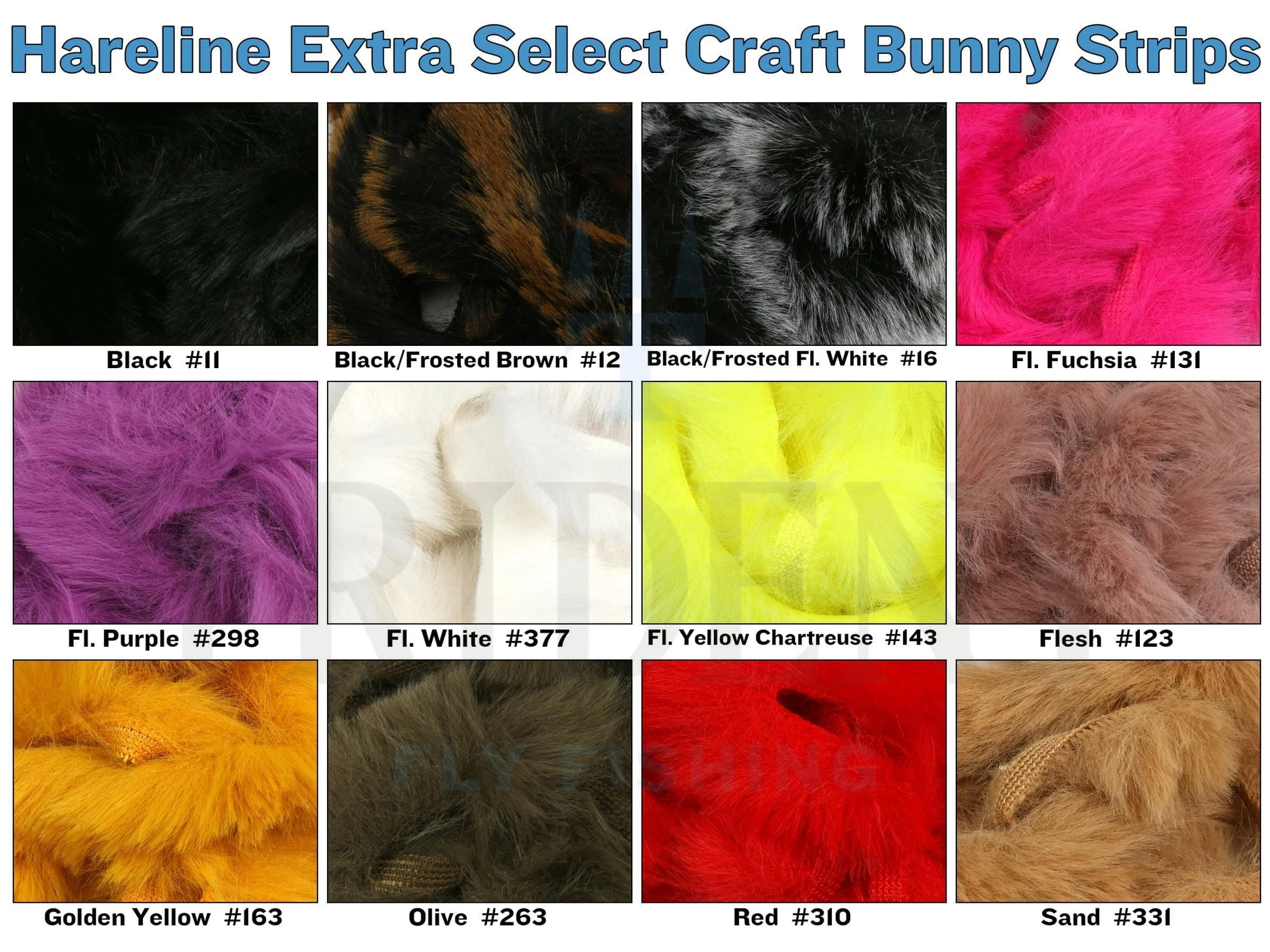 Hareline Extra Select Craft Bunny Strips - Image 2