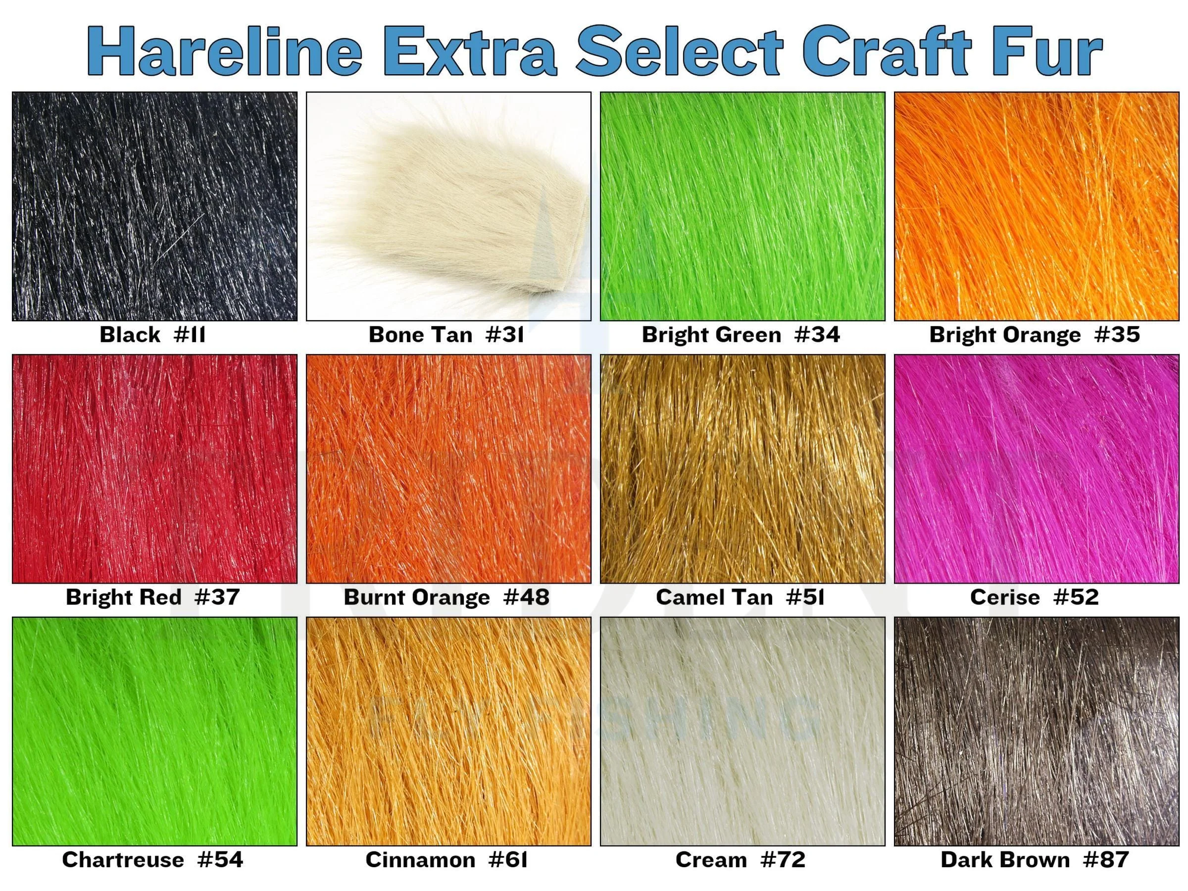 Hareline Extra Select Craft Fur - Image 3