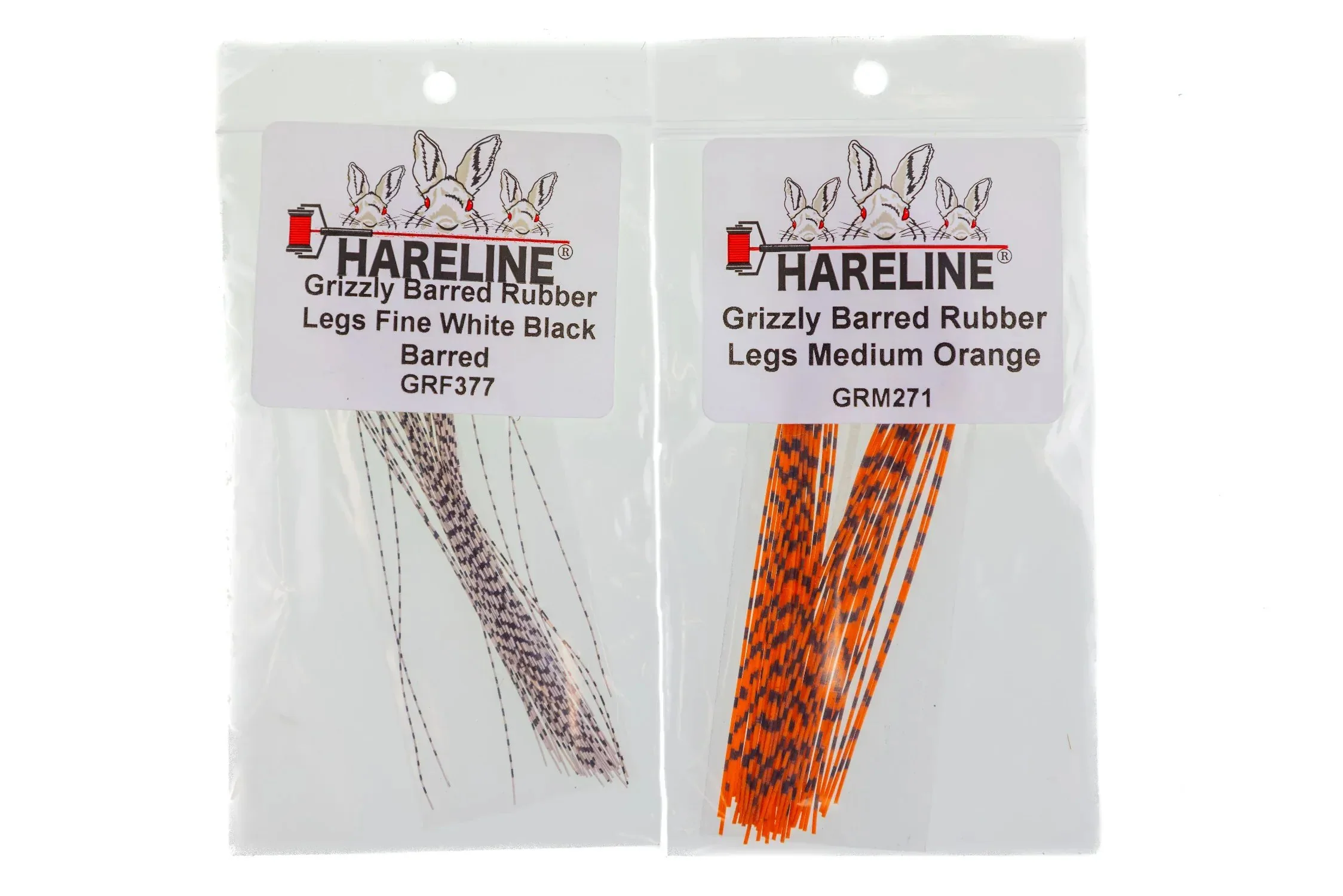 Hareline Grizzly Barred Rubber Legs - Image 3