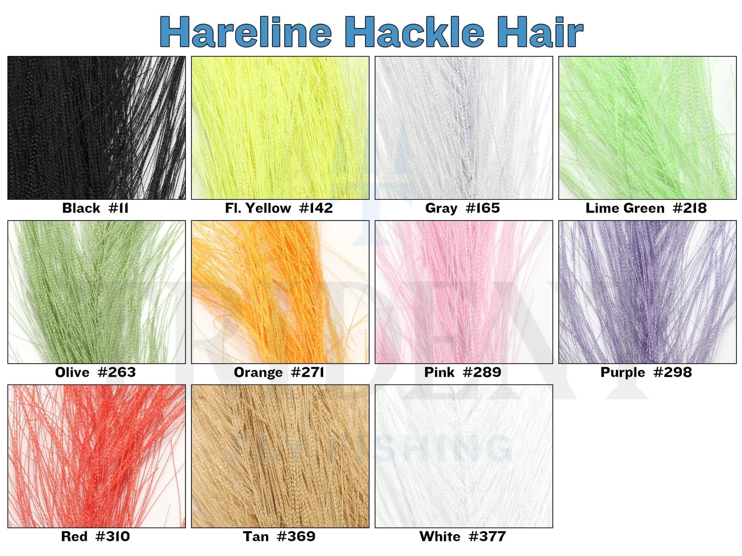 Hareline Hackle Hair - Image 3