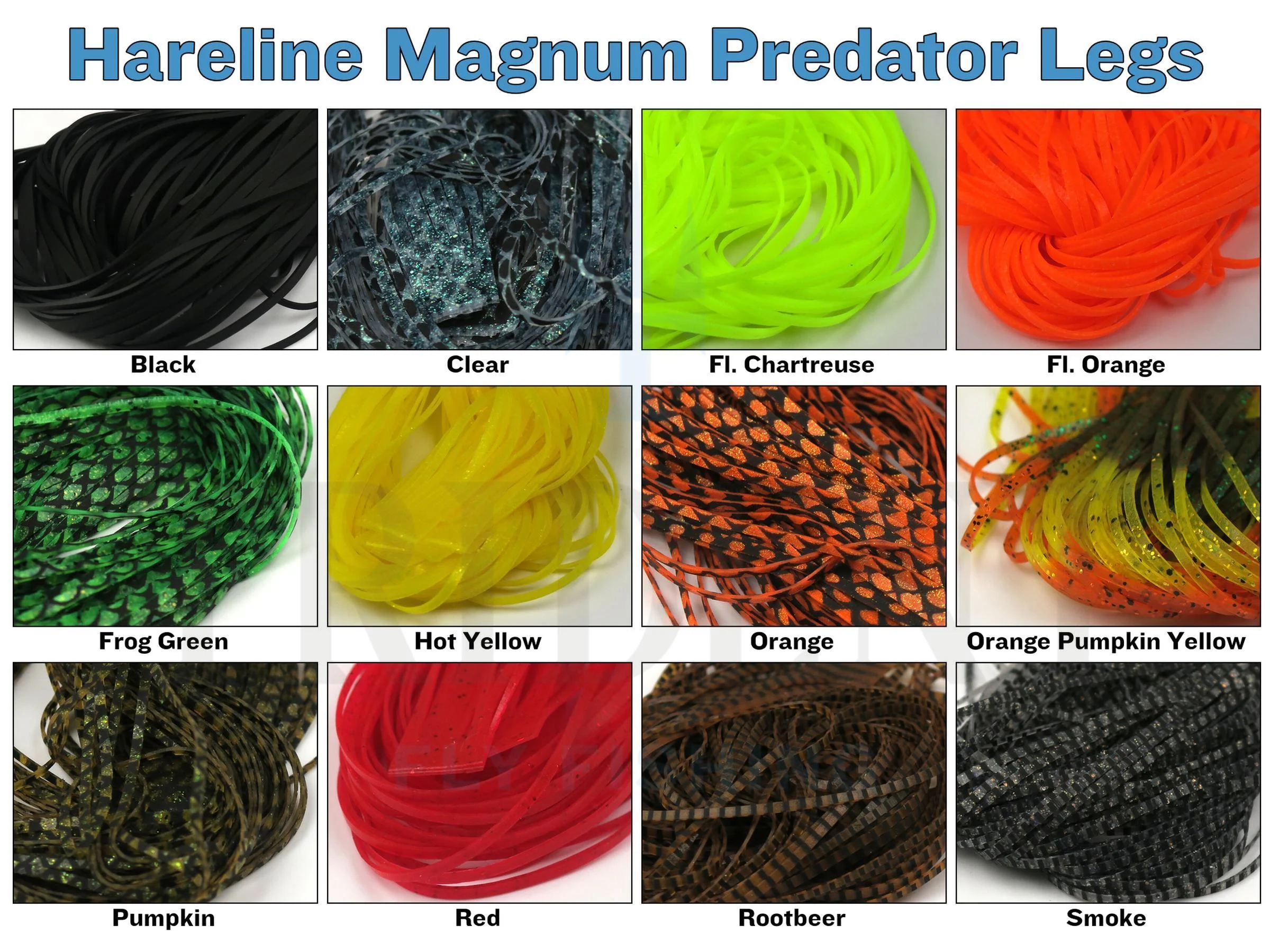 Hareline Magnum Predator Legs - Image 2