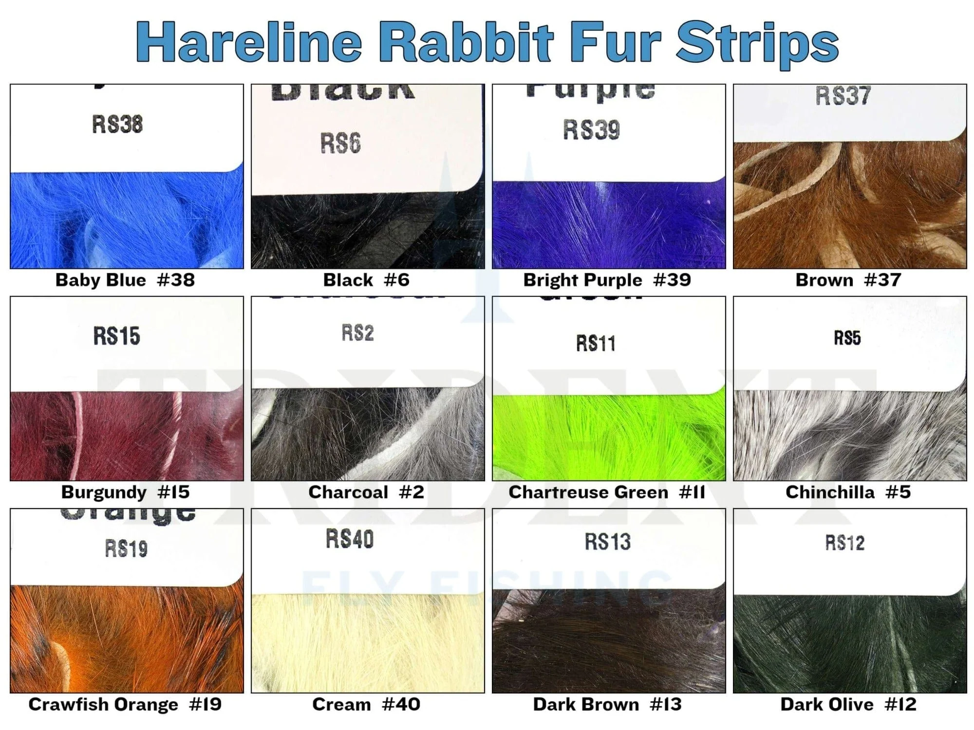 Hareline Rabbit Fur Strips - Image 2