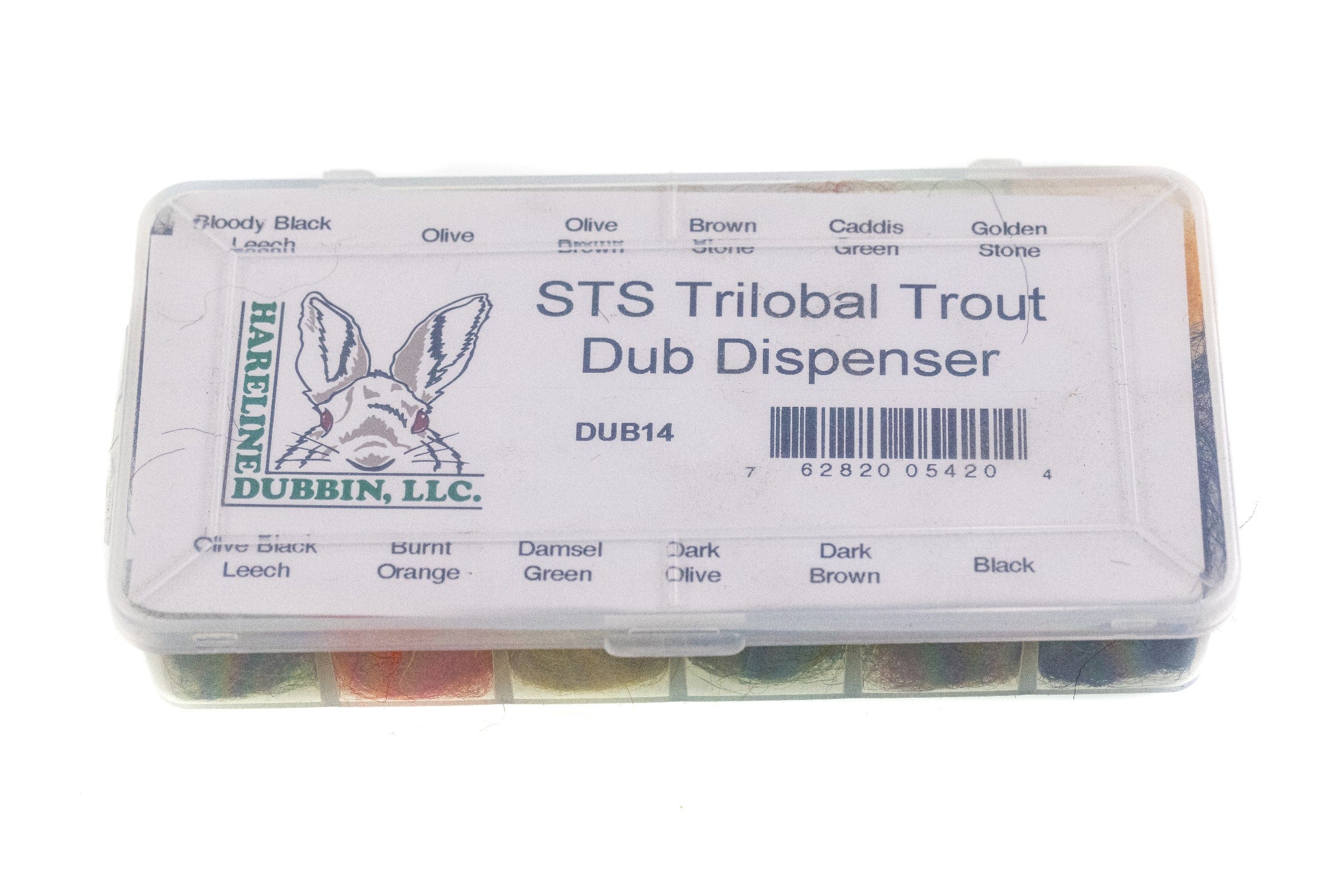 Hareline STS Trilobal Dubbing Trout Multicolor Assortment W/ Dispenser - Image 2