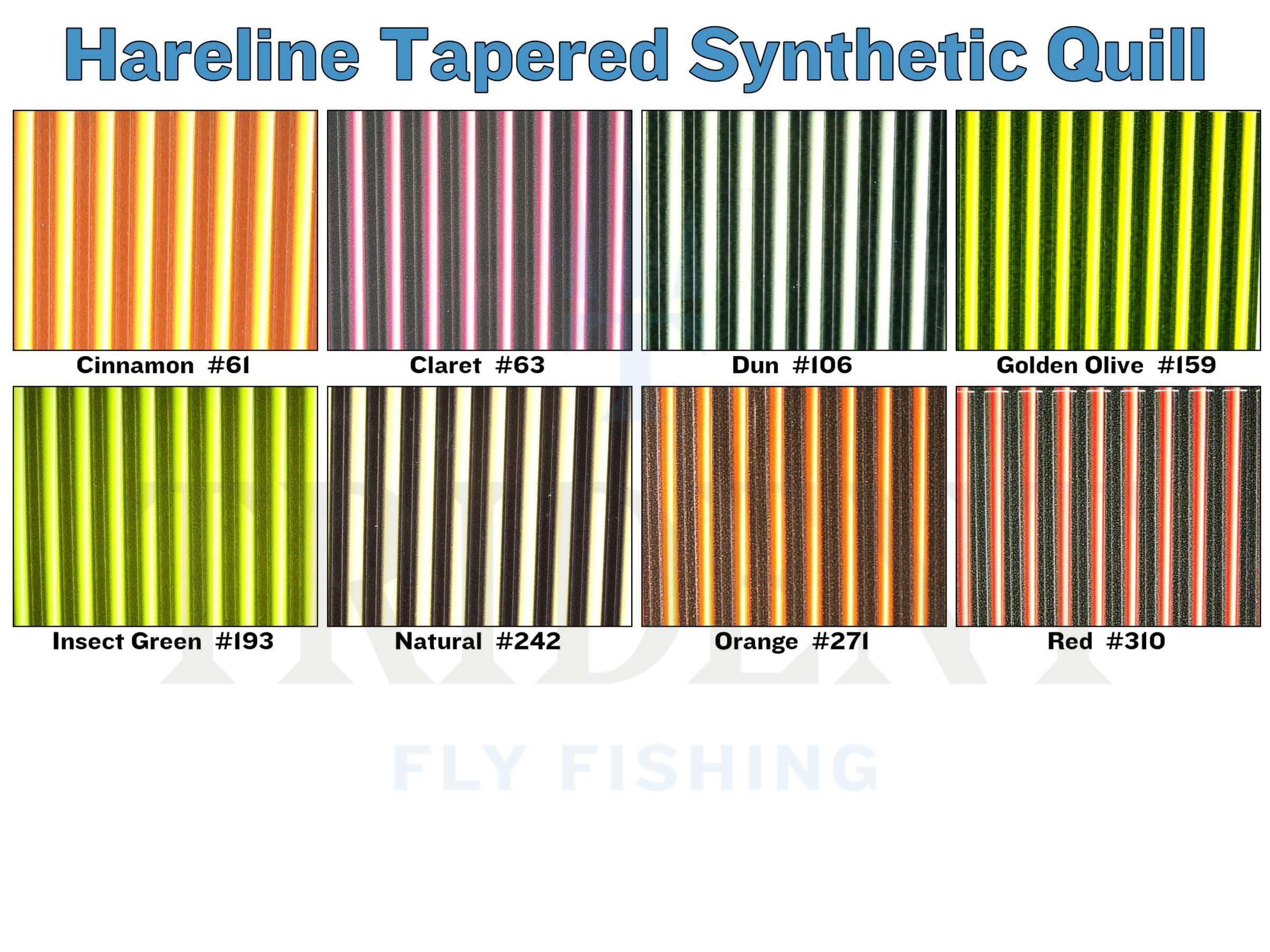 Hareline Tapered Synthetic Quill - Image 2