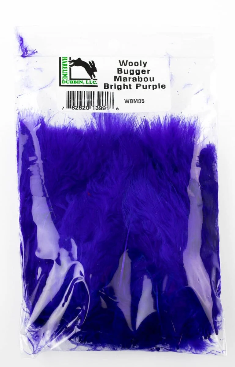 Hareline Woolly Bugger Marabou Feathers - Image 6