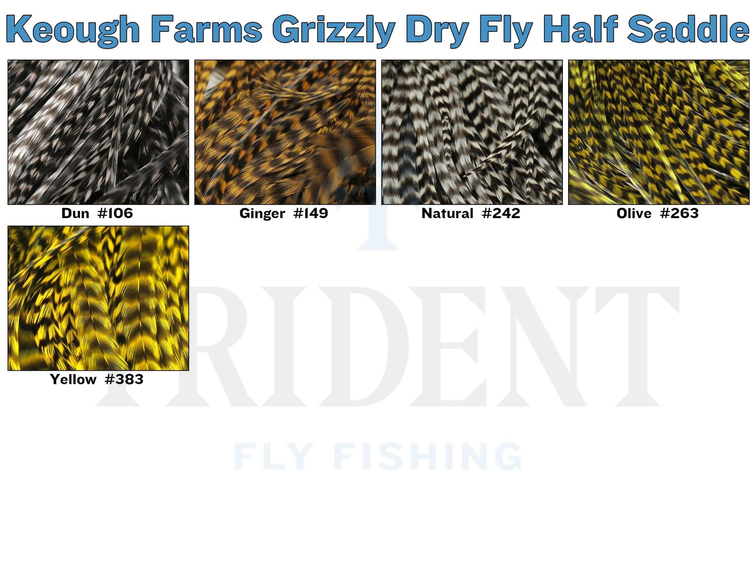 Keough Grizzly Dry Fly Half Saddle - Image 2