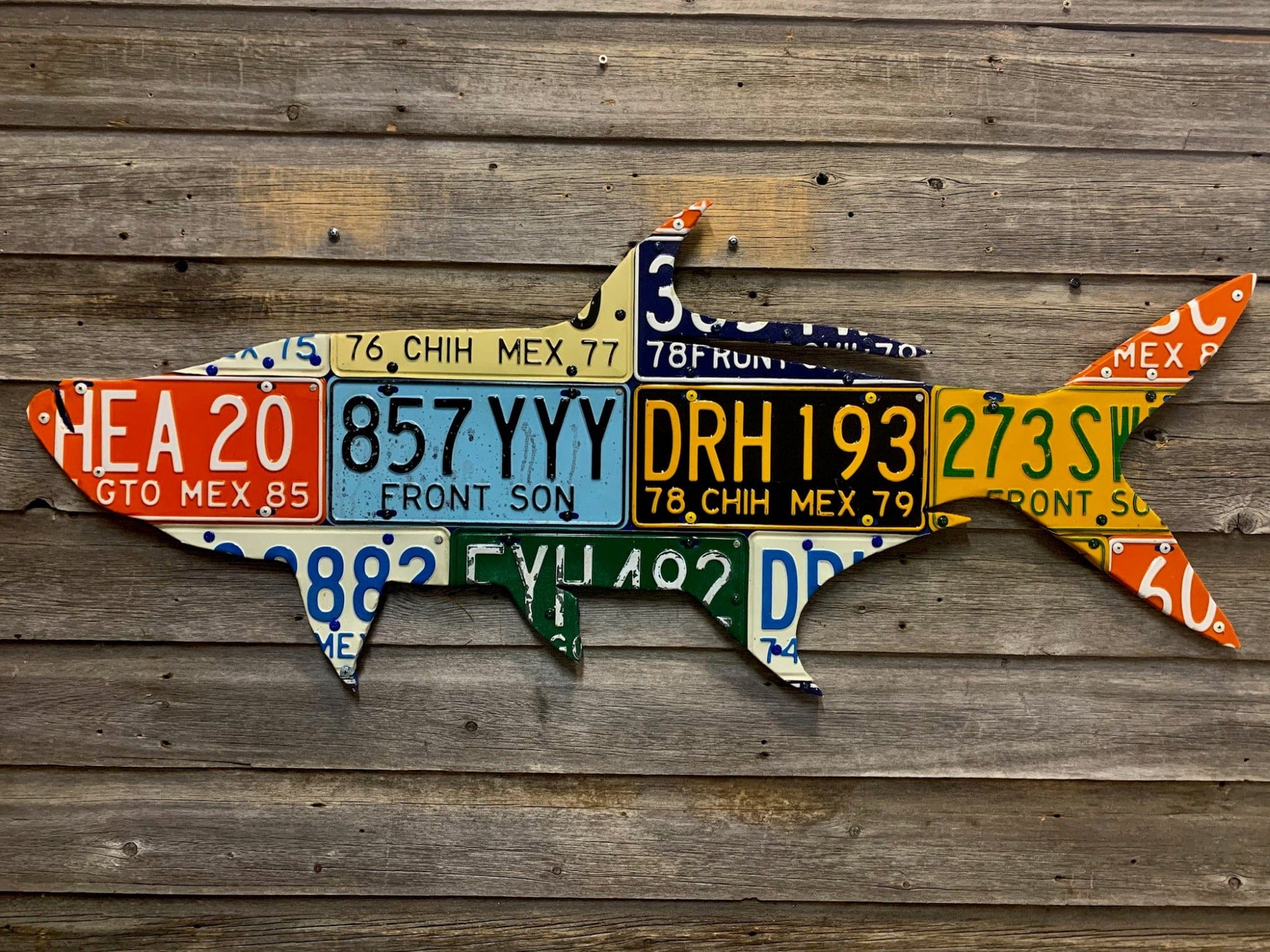 Mexico Tarpon License Plate Artwork