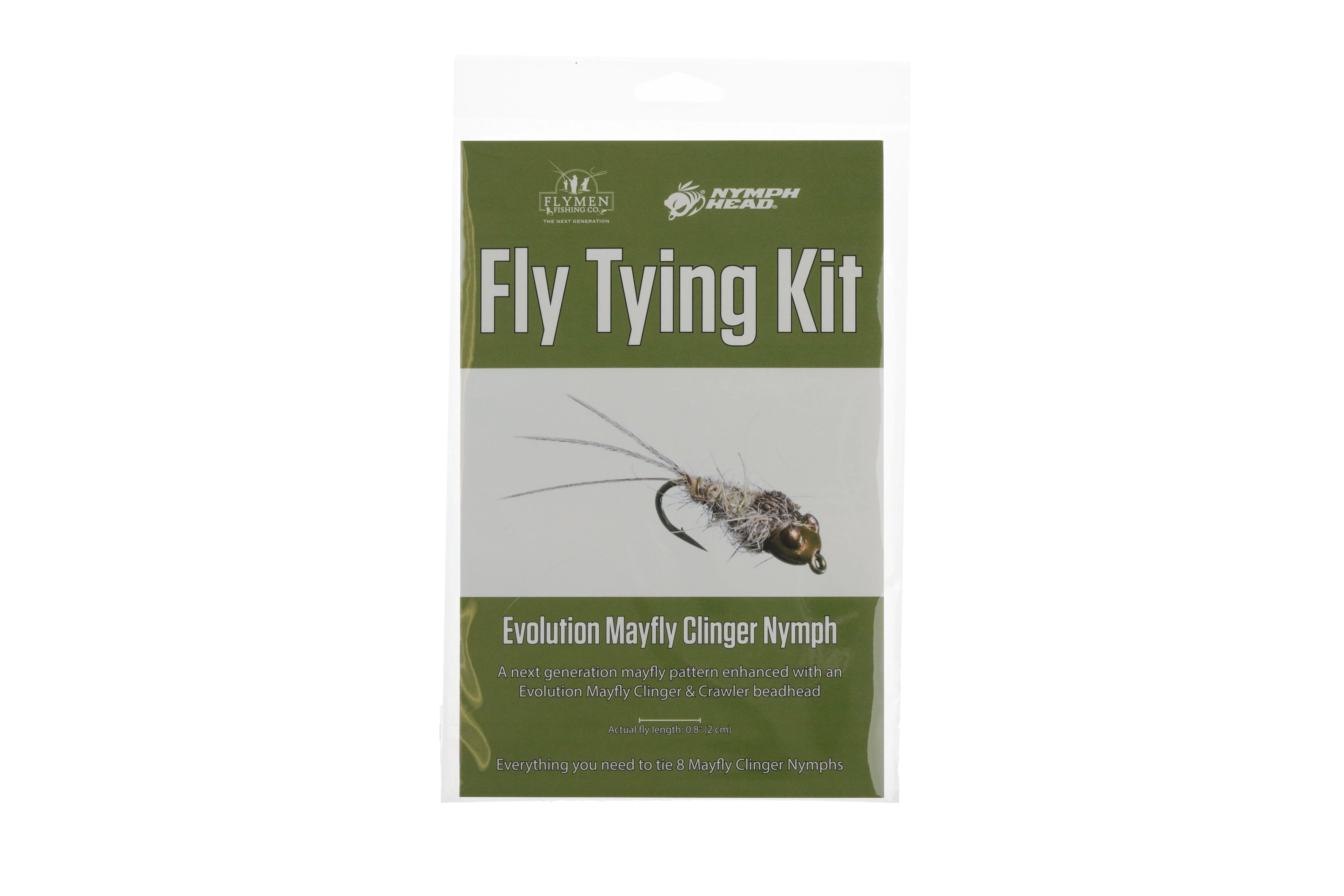 Nymph-Head Evolution Mayfly Clinger Nymph Fly Tying Kit - Image 2