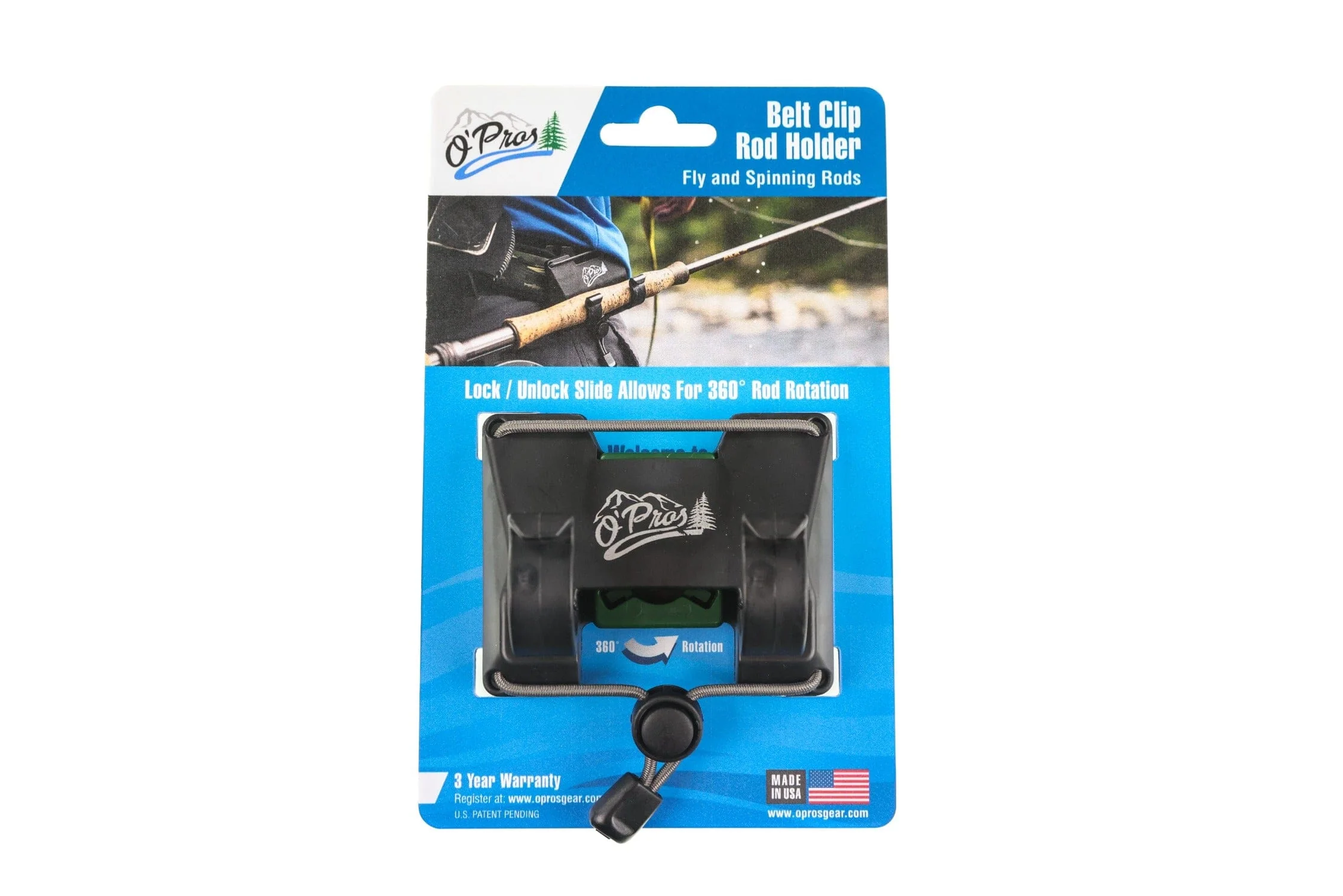 O' Pros Belt Clip Rod Holder - Image 2