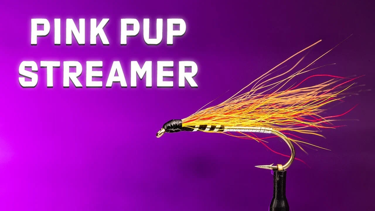 Pink Pup Streamer Fly Tying Video Material Kit