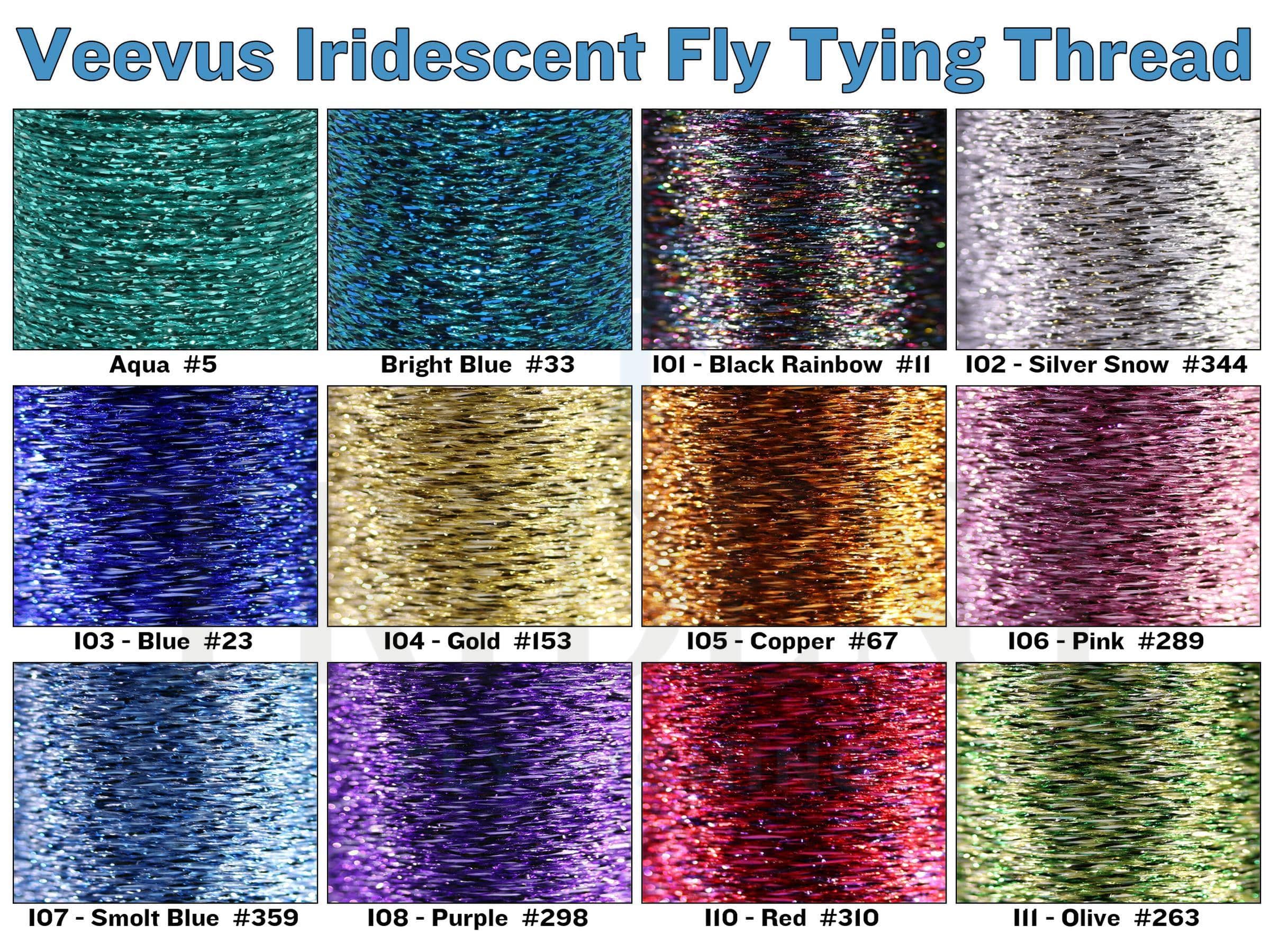 Veevus Iridescent Fly Tying Thread - Image 2