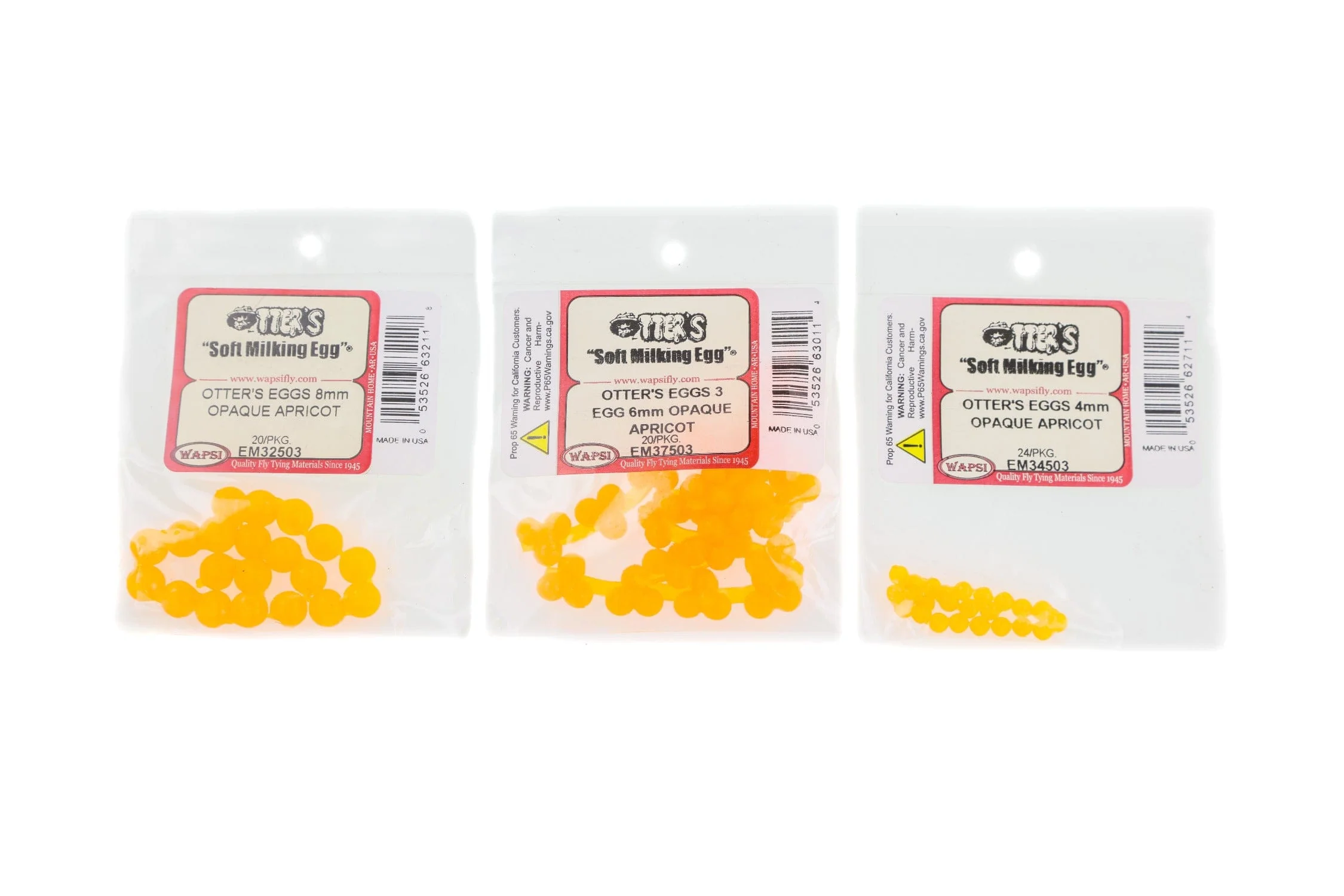 Wapsi Otters Soft Milking Salmon Eggs (3-Egg Cluster) - Image 7